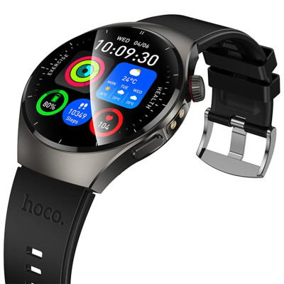 Смарт-годинник Hoco Y40 Smart sports watch (call version) Black