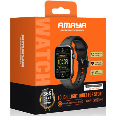 Смарт-годинник Amaya ASW-G60 Smart sports watch (call version) Black Смарт-годинник Amaya ASW-G60 Smart sports watch (call version) Black