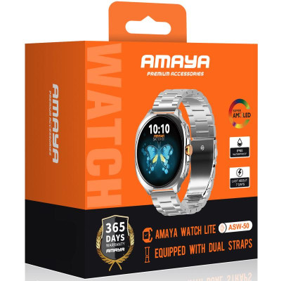 Смарт-годинник Amaya ASW-50 Smart sports watch (call version) Silver Смарт-годинник Amaya ASW-50 Smart sports watch (call version) Silver