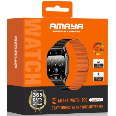 Смарт-годинник Amaya ASW-07 Smart sports watch (call version) Black