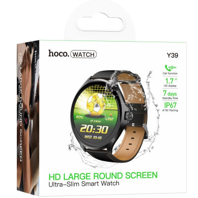 Смарт-годинник Hoco Y39 Smart sports watch (call version) Black