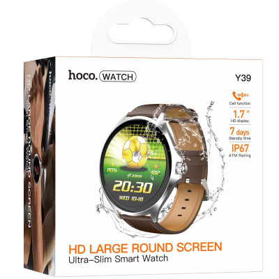 Смарт-годинник Hoco Y39 Smart sports watch (call version) Silver