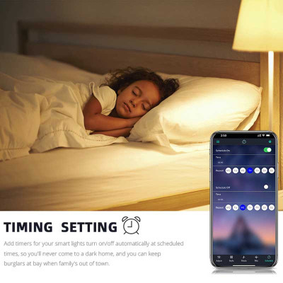 Світлодіодна RGB лампочка Smart bulb light 1 with Bluetooth E27 with app White Світлодіодна RGB лампочка Smart bulb light 1 with Bluetooth E27 with app White