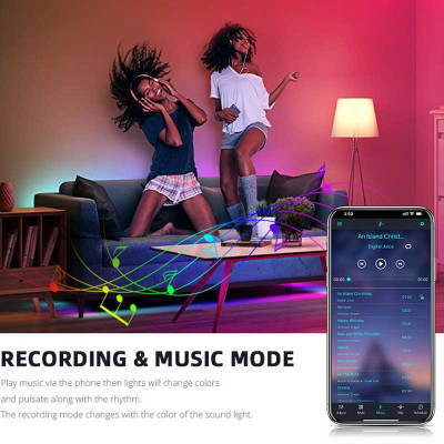 Світлодіодна RGB лампочка Smart bulb light 1 with Bluetooth E27 with app White Світлодіодна RGB лампочка Smart bulb light 1 with Bluetooth E27 with app White