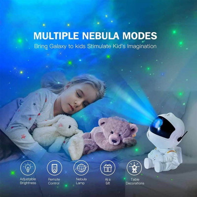 Проектор-нічник XO CF4 Astronaut Star mini Білий Проектор-нічник XO CF4 Astronaut Star mini Білий