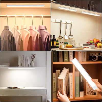 Сенсорний світильник LED з датчиком руху MZ-L3201 (37*22,5*400mm) White Сенсорний світильник LED з датчиком руху MZ-L3201 (37*22,5*400mm) White