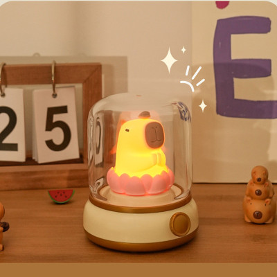 Нічник Capybara and Lotus Yellow