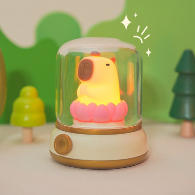 Нічник Capybara and Lotus Yellow