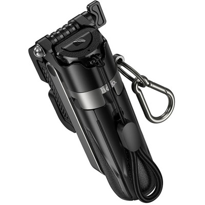 Монопод для селфі Hoco K27 mini трипод + знімний BT пульт Black Монопод для селфі Hoco K27 mini трипод + знімний BT пульт Black