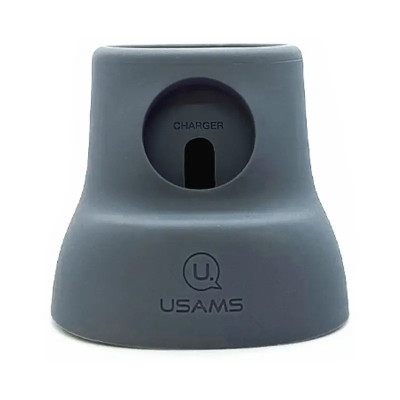 Силіконова підставка для заряджання Usams US-ZJ051 2in1 Grey