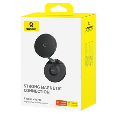 Тримач для телефону Baseus MagPro Magnetic Foldable Phone Mount (B10564101) Cluster Black Тримач для телефону Baseus MagPro Magnetic Foldable Phone Mount (B10564101) Cluster Black