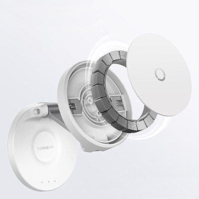 Тримач для телефону Baseus MagPro Magnetic Foldable Phone Mount (B10564101) White Тримач для телефону Baseus MagPro Magnetic Foldable Phone Mount (B10564101) White