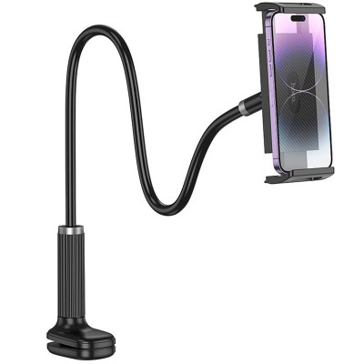 Регульована підставка для телефону/планшета Hoco HD10 Bamboo lazy stand Black