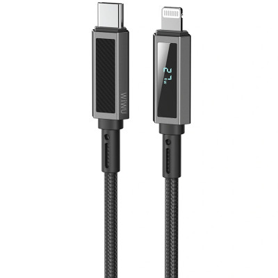 Дата кабель WIWU C080 Warriors Type-C to Lightning 27W (1m) Black