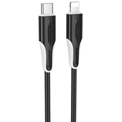 Дата кабель Borofone BX119 New Type-C to Lightning 27W (1m) Black