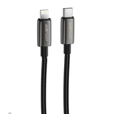 Дата кабель Acefast C23-01 Type-C to Lightning 30W (1.2m) Black