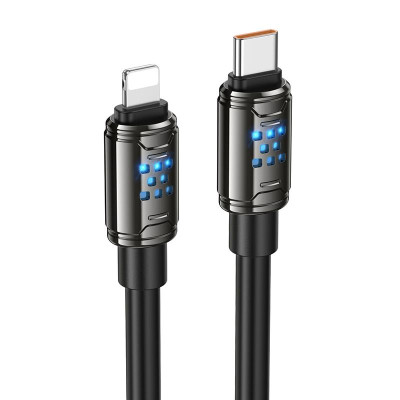 Дата кабель Hoco U143 Joy Type-C to Lightning 27W (1.2m) Black