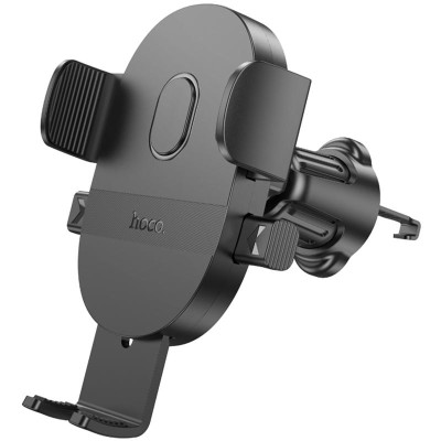 Автотримач Hoco H18 Mighty one-button (air outlet) Black