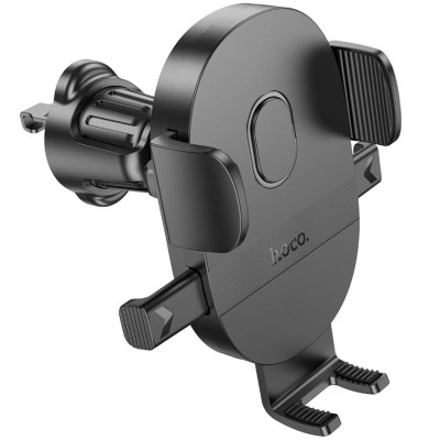 Автотримач Hoco H18 Mighty one-button (air outlet) Black