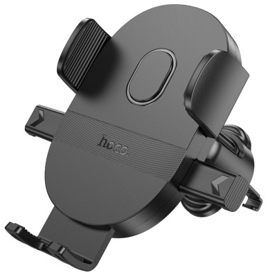 Автотримач Hoco H18 Mighty one-button (air outlet) Black