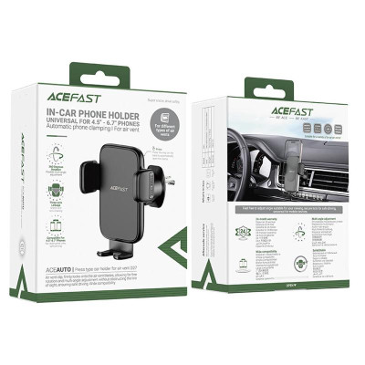 Автотримач Acefast D27 Black