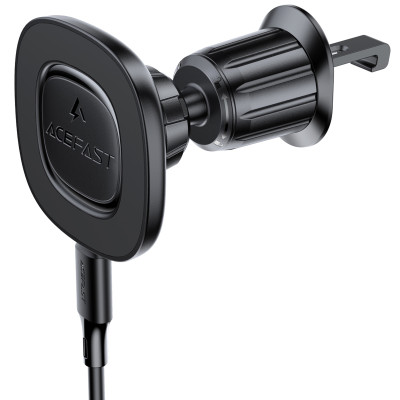 Автотримач з БЗП Acefast D46 QI2 Magnetic Charging 15W (air outlet) Black Автотримач з БЗП Acefast D46 QI2 Magnetic Charging 15W (air outlet) Black