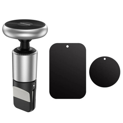 Автотримач Borofone BH47 Cool move air outlet magnetic (extended version) Black / Silver