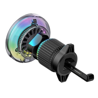 Автотримач з БЗП WIWU CH-324 Aurora Qi2 15W Black