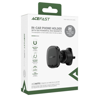 Автотримач Acefast D34 Black
