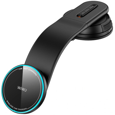 Автотримач з БЗП WIWU CH-327 Universal Automatic 15W Black