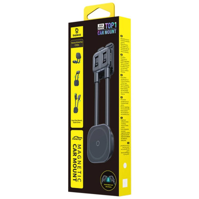 Автотримач Baseus PrimeTrip C03s Magnetic Stick-on (C00137) Cosmic Black Автотримач Baseus PrimeTrip C03s Magnetic Stick-on (C00137) Cosmic Black