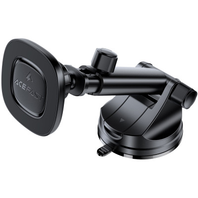 Автотримач з БЗП Acefast D47 Magnetic Charging 15W (center console) Black Автотримач з БЗП Acefast D47 Magnetic Charging 15W (center console) Black