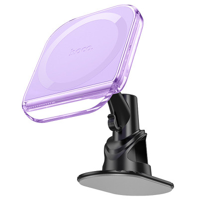 Автотримач Hoco H43 Crystal ring magnetic (center console) Romantic purple Автотримач Hoco H43 Crystal ring magnetic (center console) Romantic purple