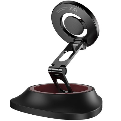 Автотримач Hoco H90 Tower magnetic (dashboard) Black / Red