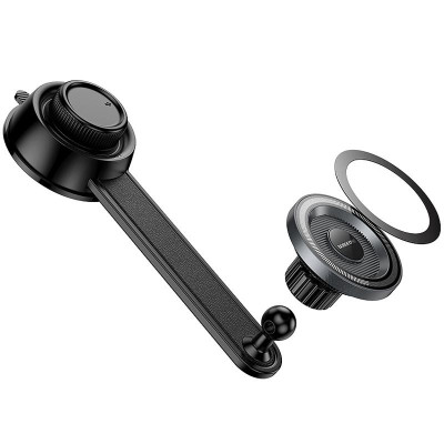 Автотримач Borofone BH123 Profit magnetic (center console) Black / Metal gray Автотримач Borofone BH123 Profit magnetic (center console) Black / Metal gray