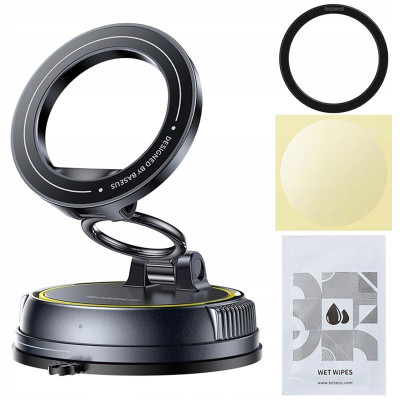 Автотримач Baseus VC2 Flex Vacuum Suction Magnetic (C00138) Cosmic Black Автотримач Baseus VC2 Flex Vacuum Suction Magnetic (C00138) Cosmic Black