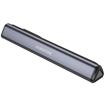 Автовізитка Borofone FC3 Ronny Black / Metal gray Автовізитка Borofone FC3 Ronny Black / Metal gray