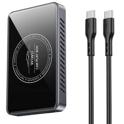Адаптер WIWU Wi-CP004 Play box car wireless CarPlay (iOS + Android) Black Адаптер WIWU Wi-CP004 Play box car wireless CarPlay (iOS + Android) Black