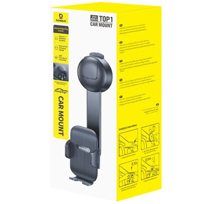 Автотримач Baseus PrimeTrip C03 Air with suction base (C0013C) Cosmic Black Автотримач Baseus PrimeTrip C03 Air with suction base (C0013C) Cosmic Black