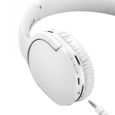 Накладні бездротові навушники Baseus Encok Wireless headphone D02 Pro (NGTD01030) White Накладні бездротові навушники Baseus Encok Wireless headphone D02 Pro (NGTD01030) White