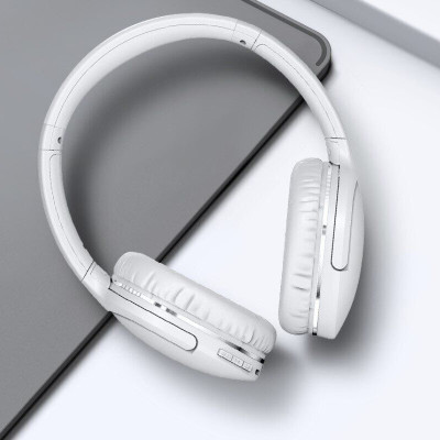 Накладні бездротові навушники Baseus Encok Wireless headphone D02 Pro (NGTD01030) White Накладні бездротові навушники Baseus Encok Wireless headphone D02 Pro (NGTD01030) White
