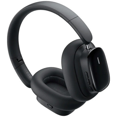 Накладні бездротові навушники Baseus Bowie H1i Noise-Cancellation (A00050402) Cluster Black Накладні бездротові навушники Baseus Bowie H1i Noise-Cancellation (A00050402) Cluster Black