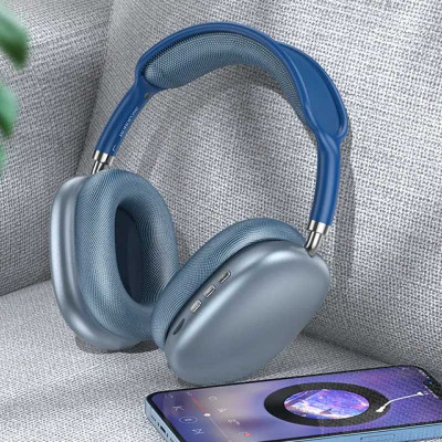 Накладні бездротові навушники Borofone BO22 Elegant Blue Накладні бездротові навушники Borofone BO22 Elegant Blue