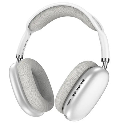 Накладні бездротові навушники Borofone BO22 Elegant Silver