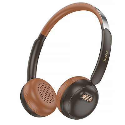 Накладні бездротові навушники Hoco W62 Verso retro Brown