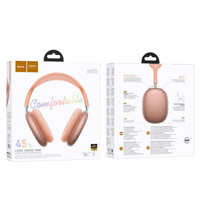 Накладні бездротові навушники Hoco W65 Happy Orange