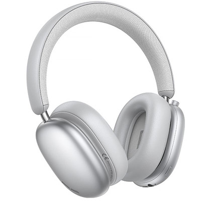 Накладні бездротові навушники Hoco W63 Triunfo ANC Silver