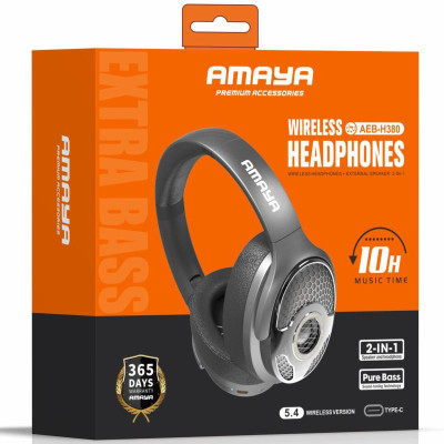 Накладні бездротові навушники Amaya H380 Black Накладні бездротові навушники Amaya H380 Black