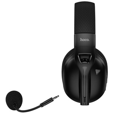 Накладні бездротові навушники Hoco W114 Magic +3.5mm+2.4G Black