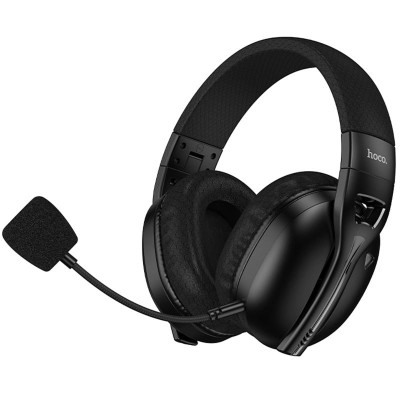 Накладні бездротові навушники Hoco W114 Magic +3.5mm+2.4G Black